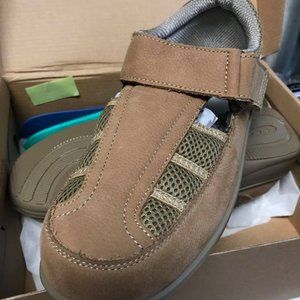 Orthofeet Sarasota Beach Wide Tan Sz 9